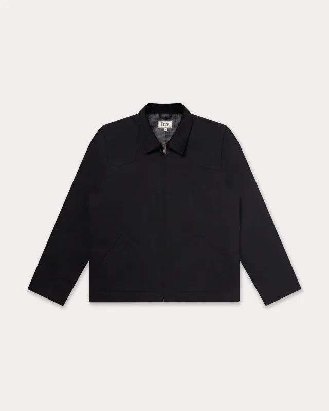 Shire Jacket - Blanket Lined - Black made by Fera