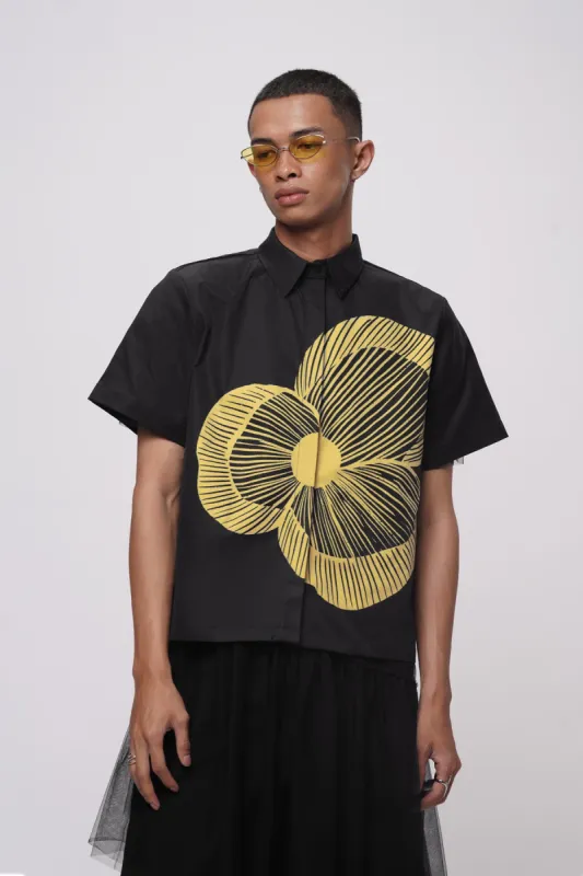 Mora Shirt - Black Yell-o sold by CALLA THE LABEL