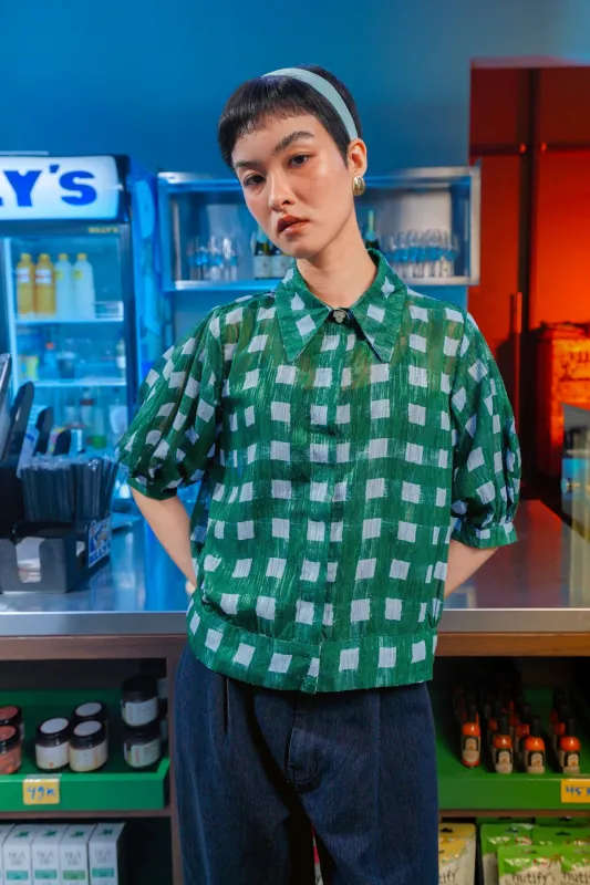 Esmerald Sheer Shirt - Aurora sold by CALLA THE LABEL