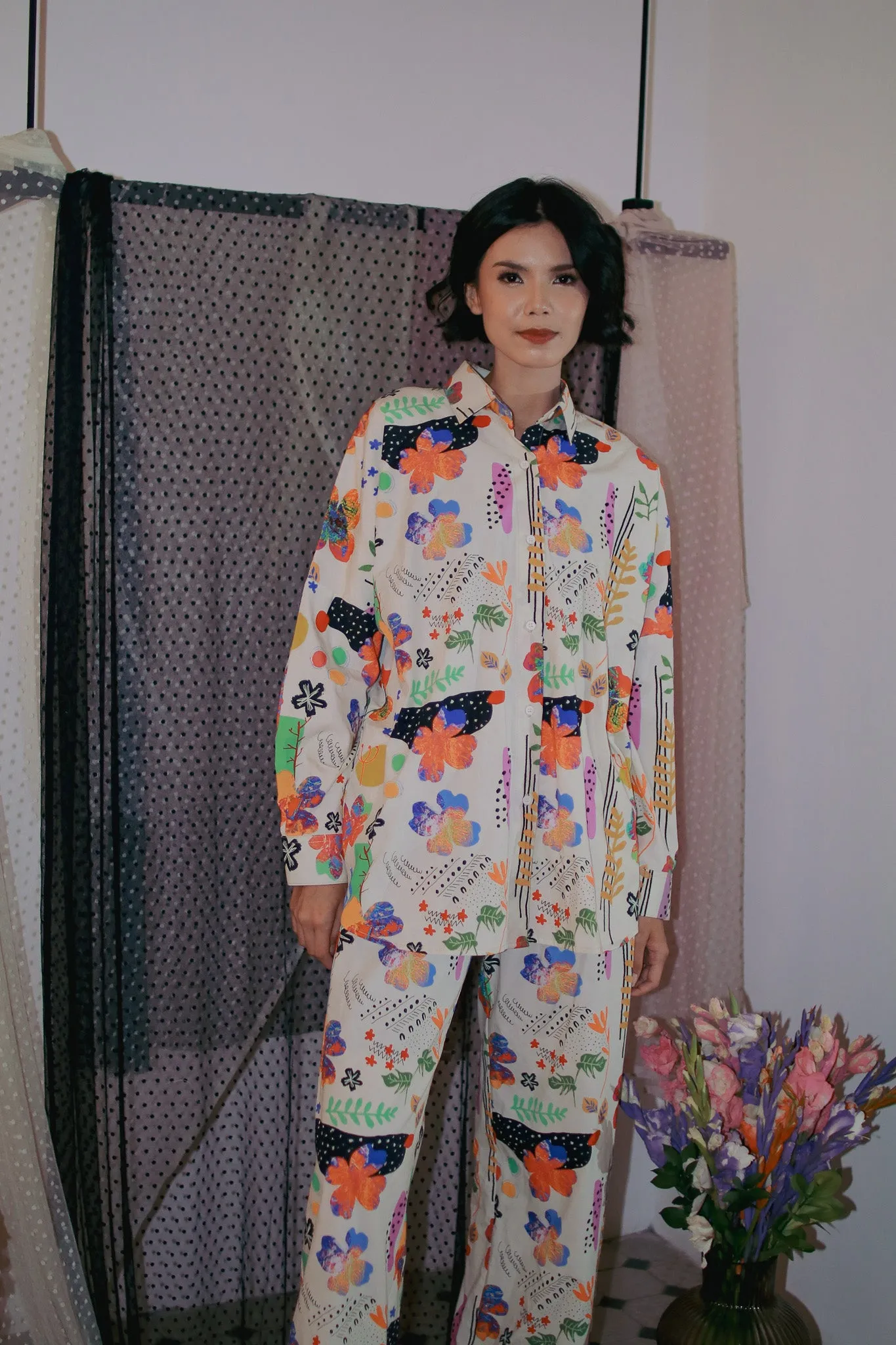 BLOOMING RAYA PALAZZO PANTS sold by CALLA THE LABEL product image thumbnail 4