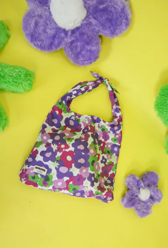 ANEMONE NYLON FOLDABLE SHOPPING BAG sold by CALLA THE LABEL