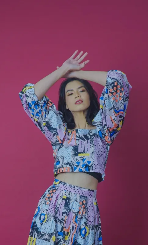 MARBLE PUFFY TOP sold by CALLA THE LABEL