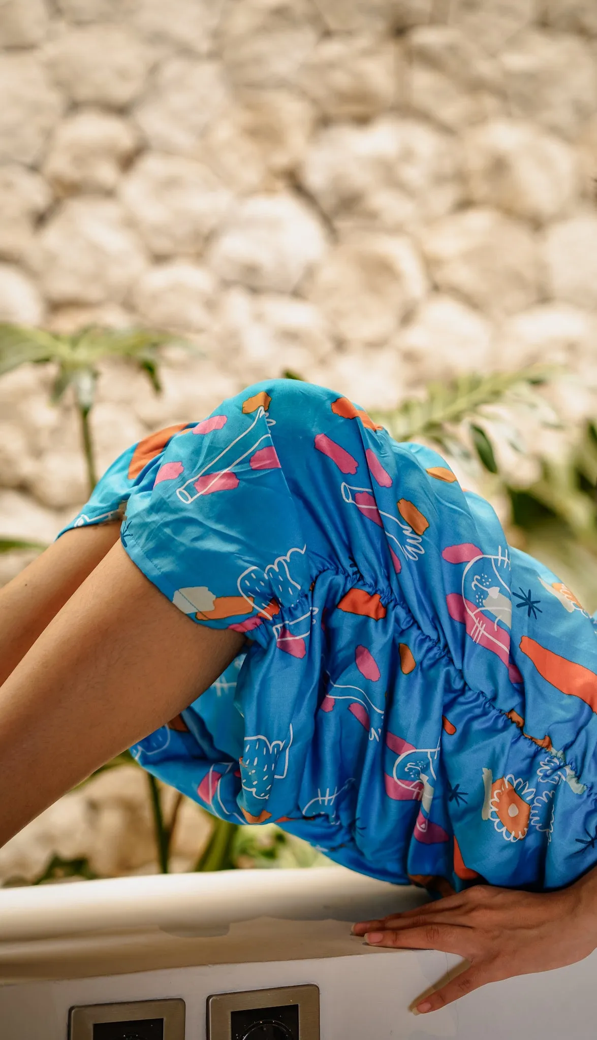 CAT BLUE SKIRT sold by CALLA THE LABEL product image thumbnail 4