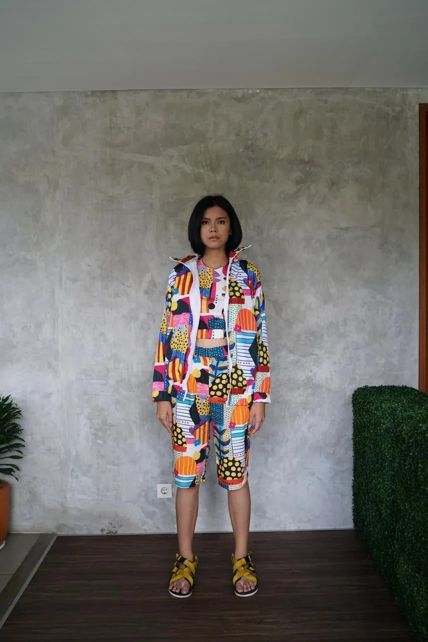 WHITE BERMUDA PANTS sold by CALLA THE LABEL product image thumbnail 2