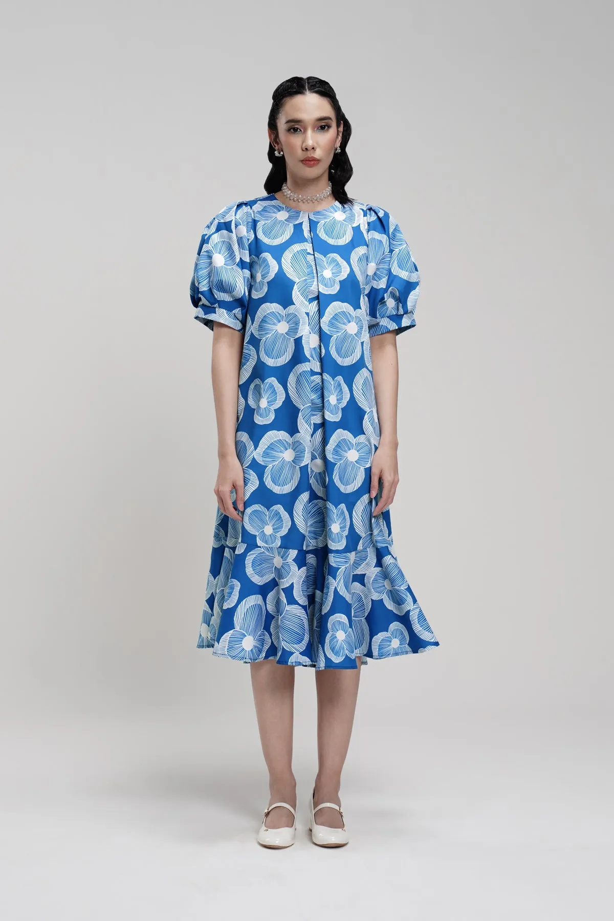 Karmen Midi Dress - Blue sold by CALLA THE LABEL product image thumbnail 3
