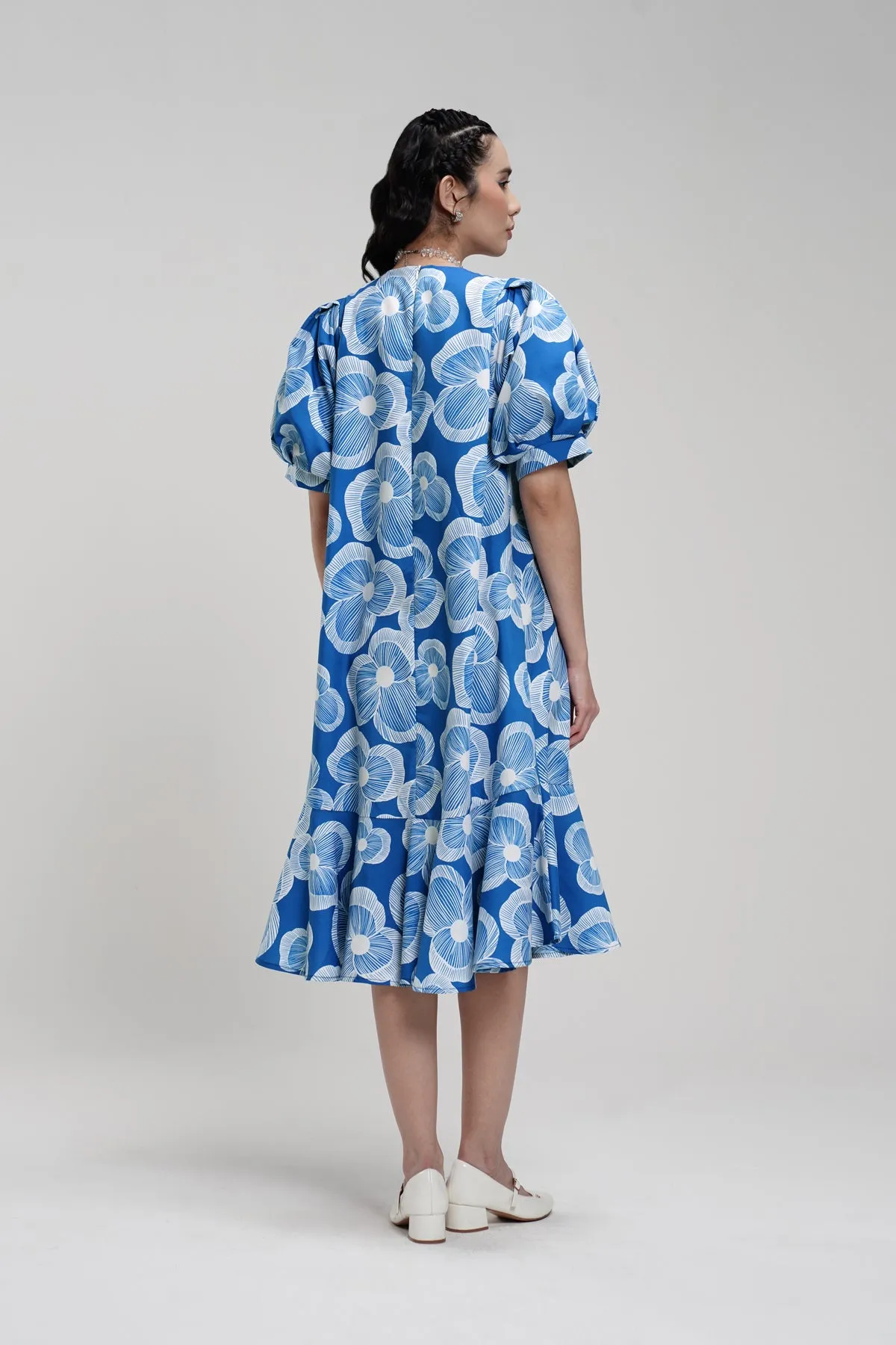 Karmen Midi Dress - Blue sold by CALLA THE LABEL product image thumbnail 5