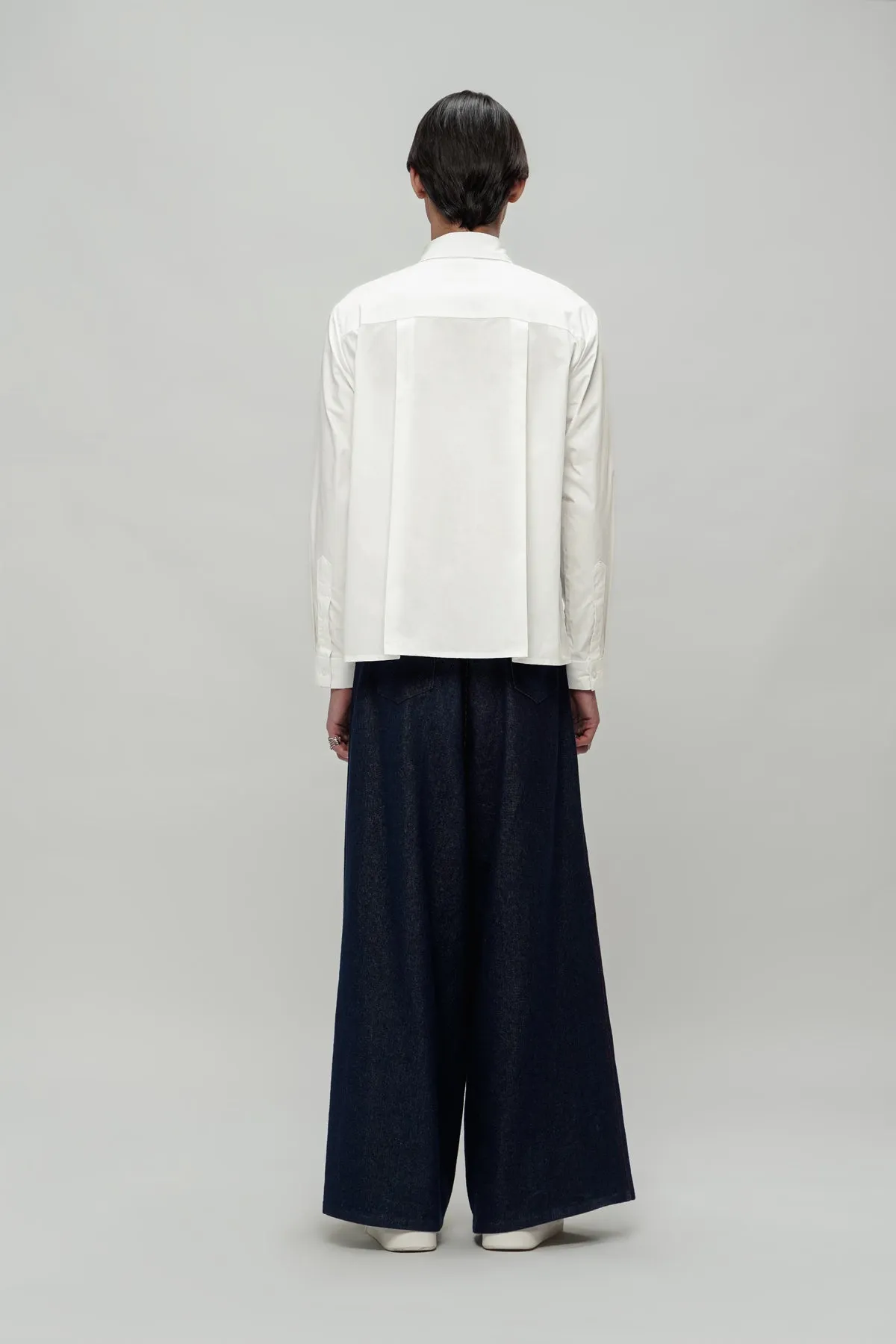Embroidery Cotton Shirt - Blue Floral sold by CALLA THE LABEL product image thumbnail 4