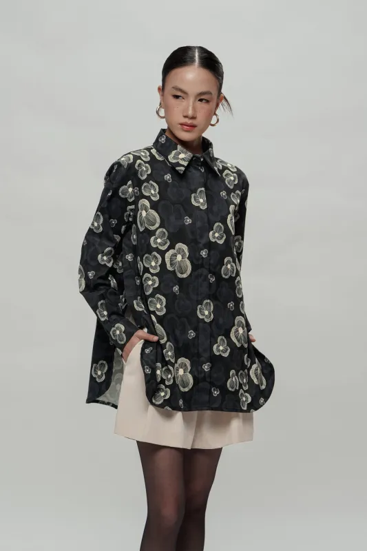 Naomi Long Shirt - Phantom sold by CALLA THE LABEL