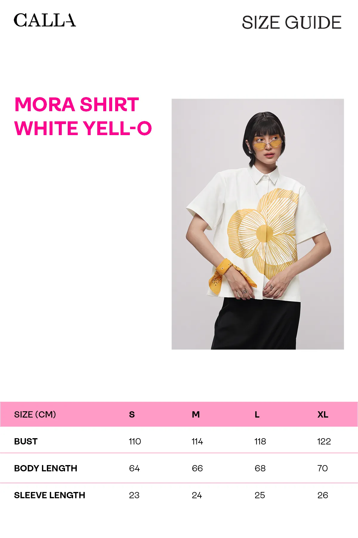 Mora Shirt - White Yell-o sold by CALLA THE LABEL product image thumbnail 5