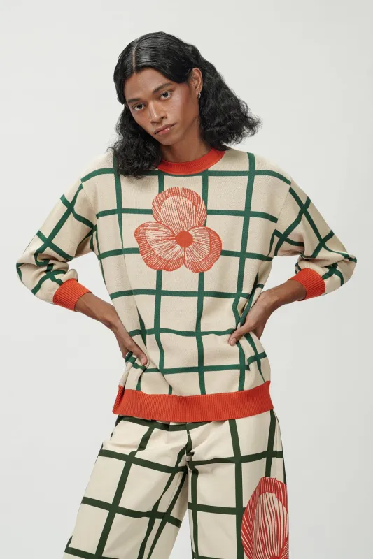 Cera Sweatshirt - Garden sold by CALLA THE LABEL