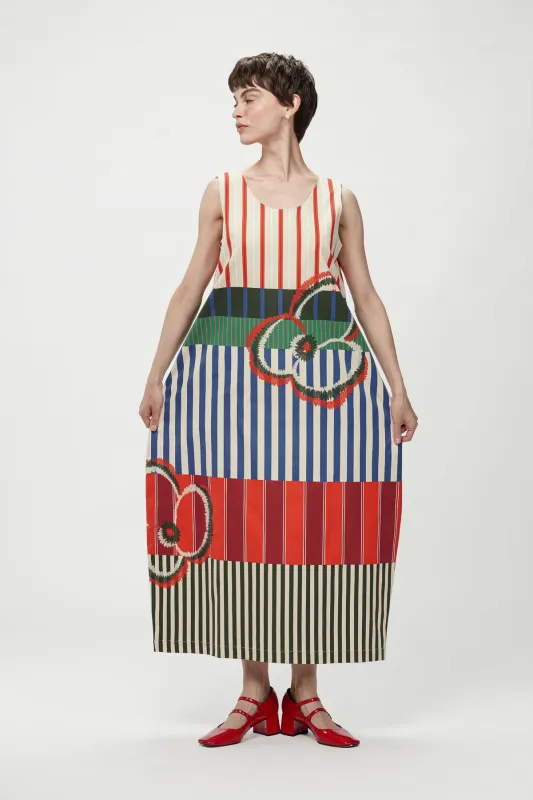 Megan Sleeveless Long Dress - Autumn Brick made by CALLA THE LABEL