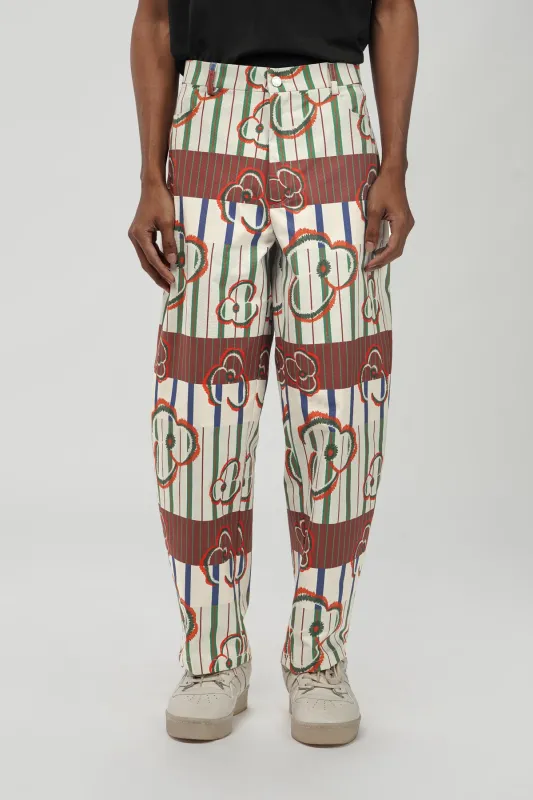 Megan Barrel Pants - Autumn Brick made by CALLA THE LABEL