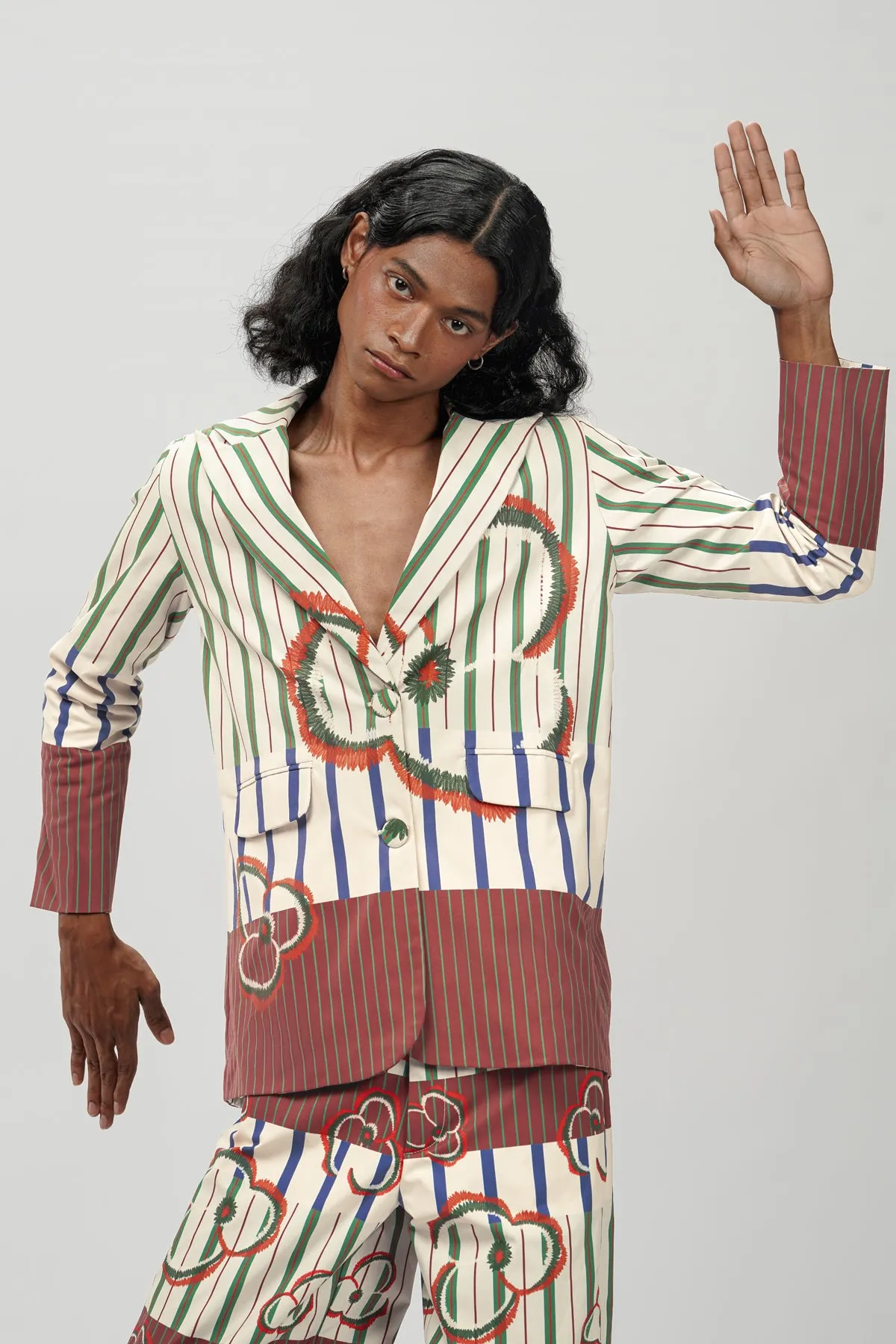 Megan Blazer - Autumn Brick sold by CALLA THE LABEL