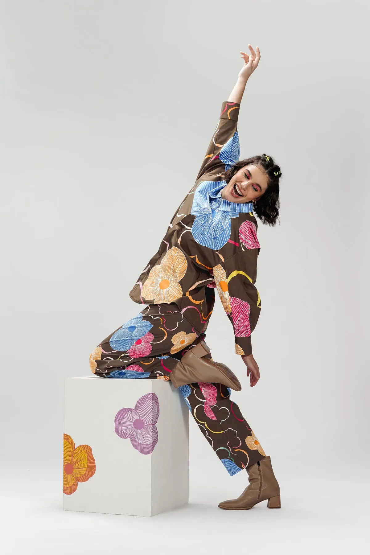 Bowie Basic Shirt - Toffee sold by CALLA THE LABEL product image thumbnail 2