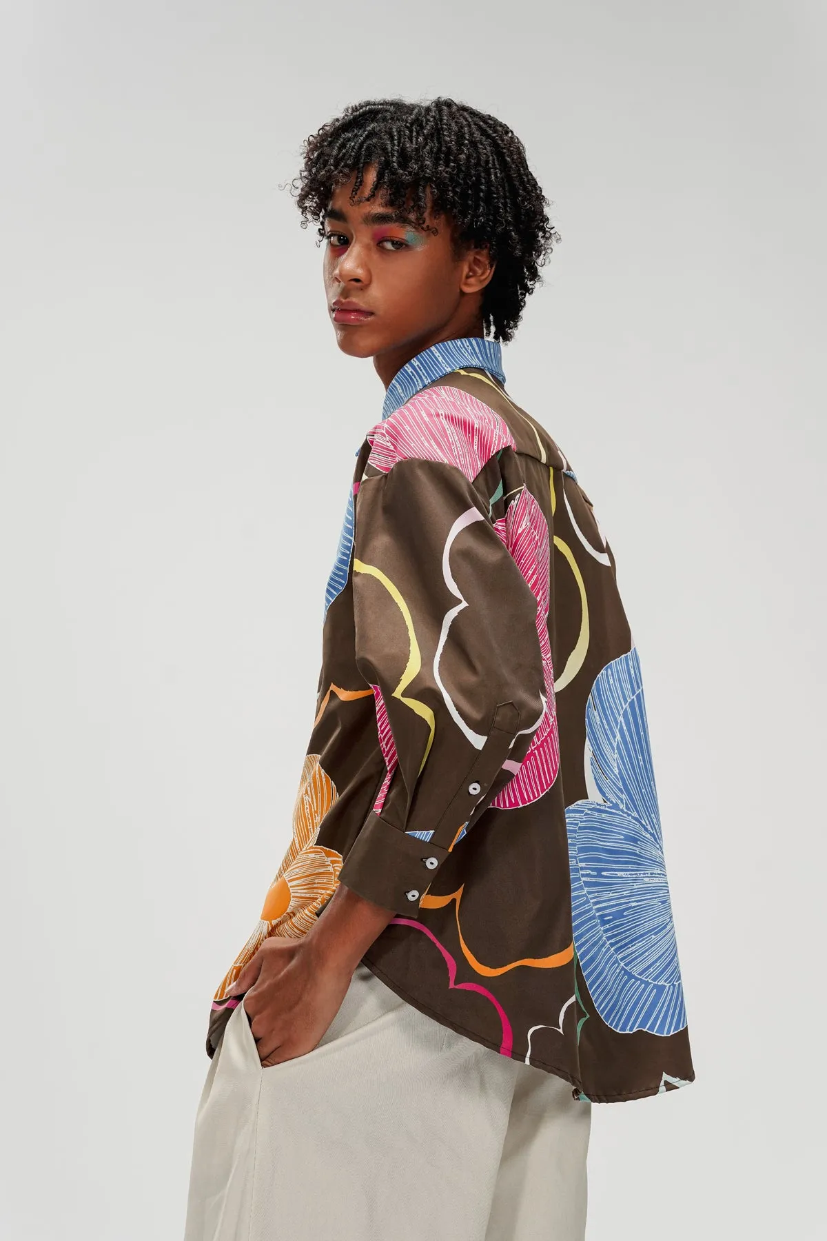 Bowie Basic Shirt - Toffee sold by CALLA THE LABEL product image thumbnail 5