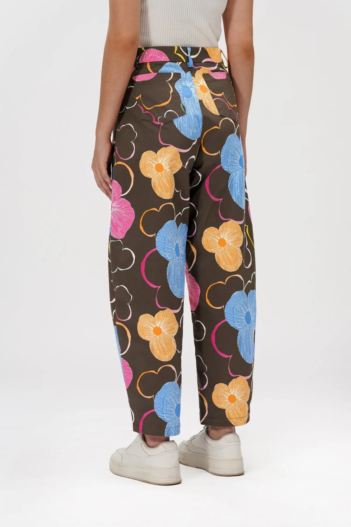Bowie Barrel Pants - Toffee sold by CALLA THE LABEL product image thumbnail 3