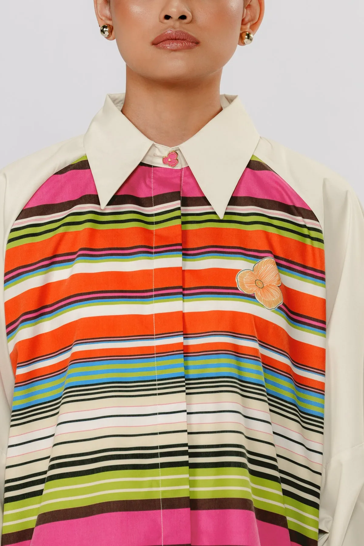 Misty Outer Shirt - Vermillion sold by CALLA THE LABEL product image thumbnail 2