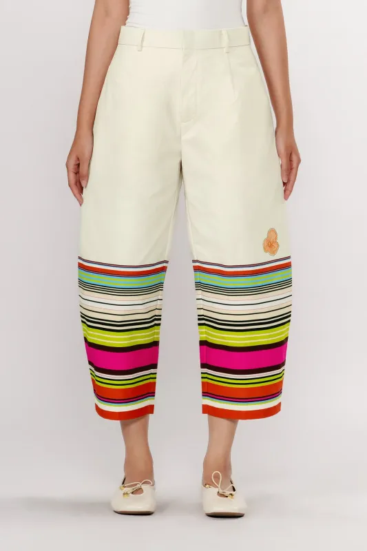 Misty Barrel Pants - Vermillion made by CALLA THE LABEL