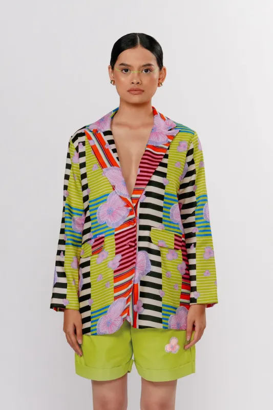 Bloomscape Blazer - Vibrant made by CALLA THE LABEL