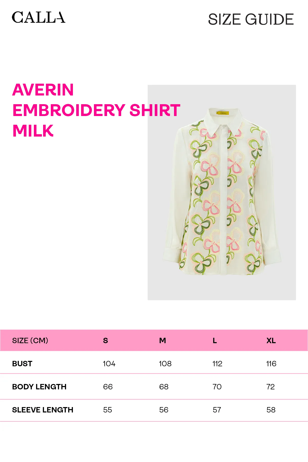 Averin Embroidery Shirt - Milk sold by CALLA THE LABEL product image thumbnail 5