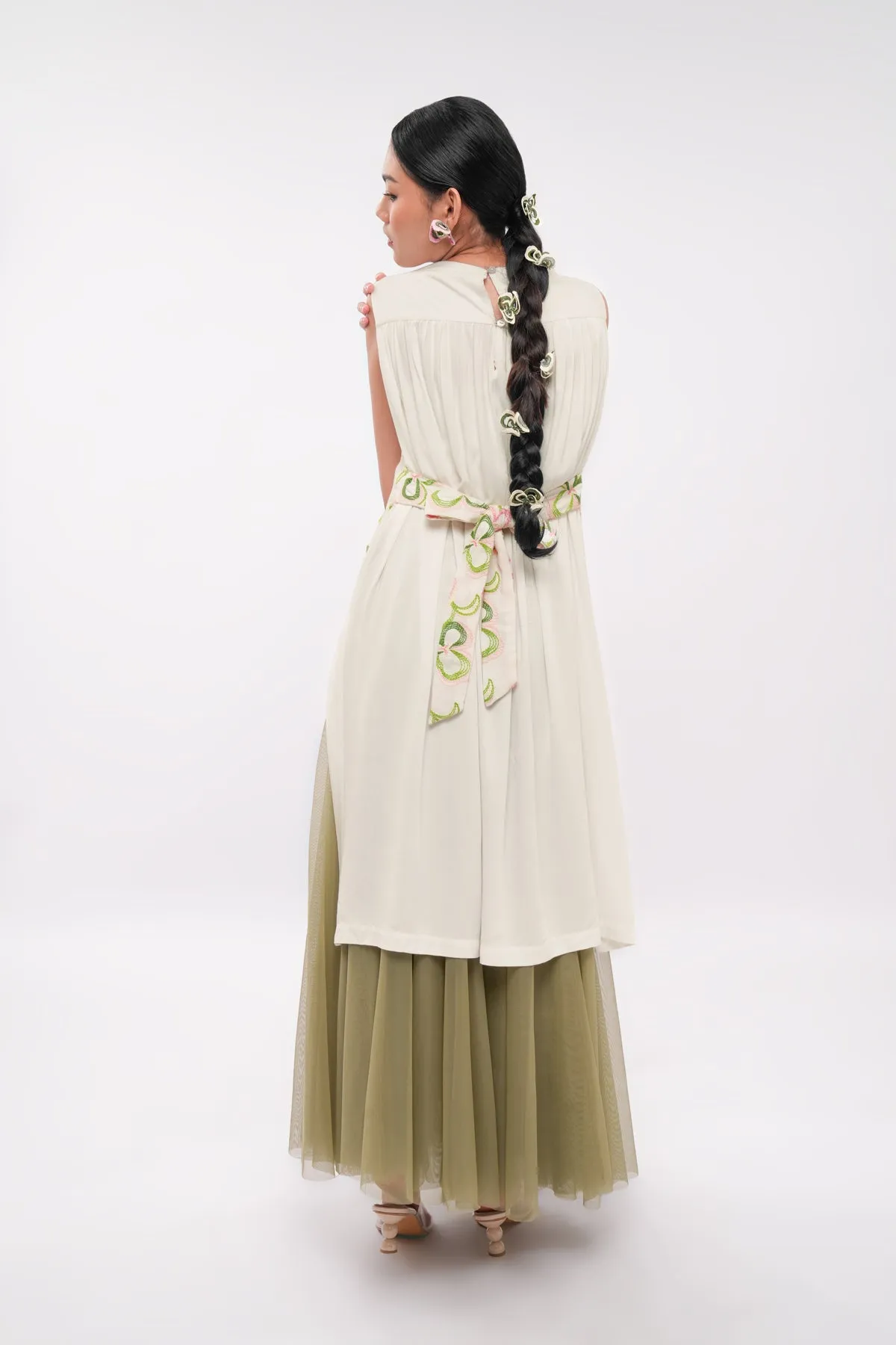 Averin Sleeveless Tunic - Milk sold by CALLA THE LABEL product image thumbnail 4