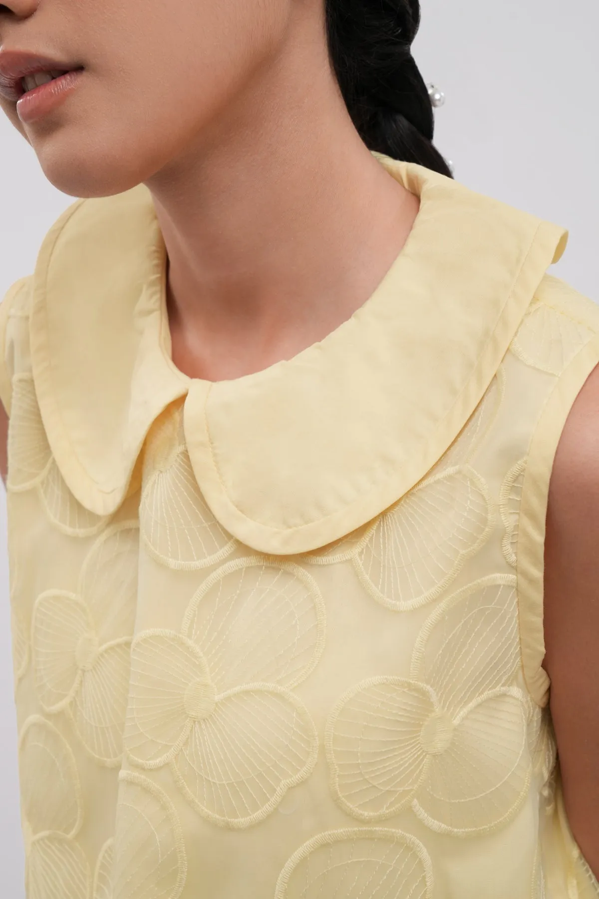 Elora Organza Blouse - Butter sold by CALLA THE LABEL product image thumbnail 2