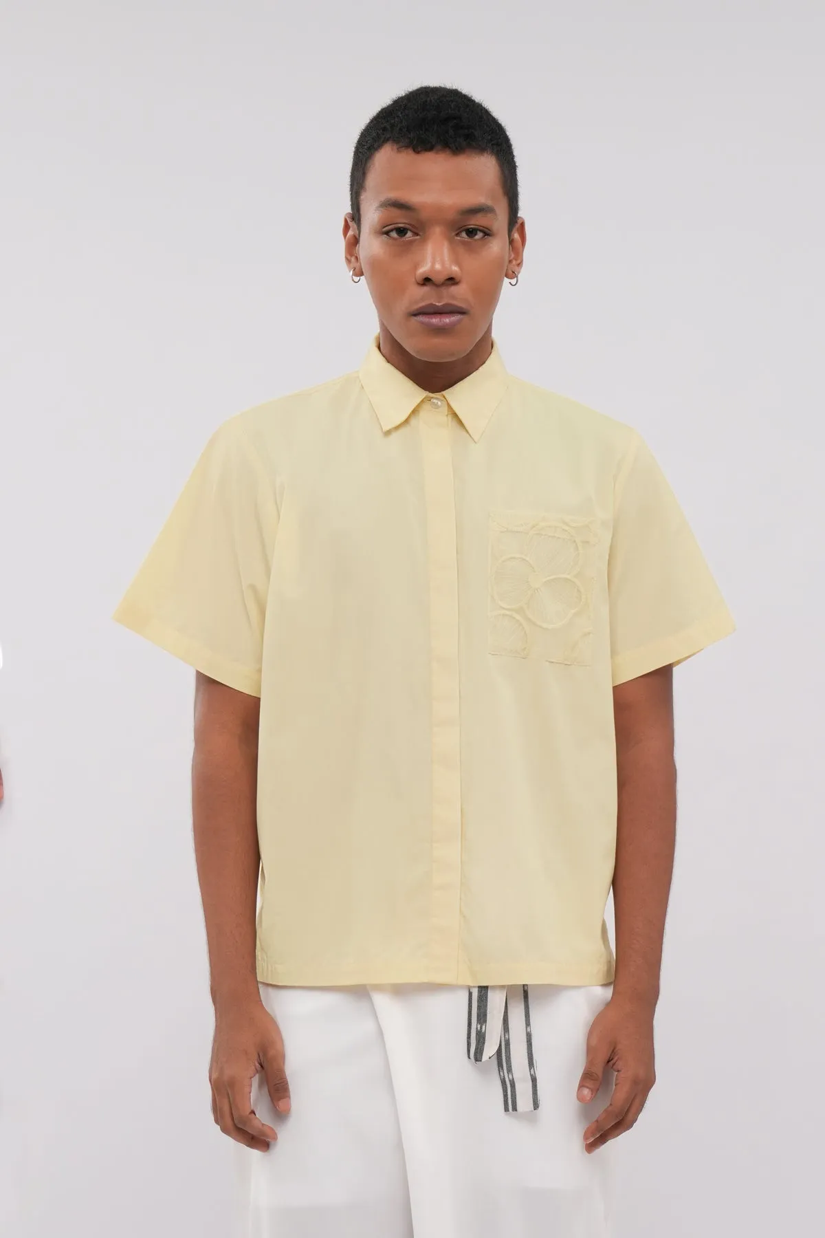 Elora Pocket Shirt - Butter sold by CALLA THE LABEL