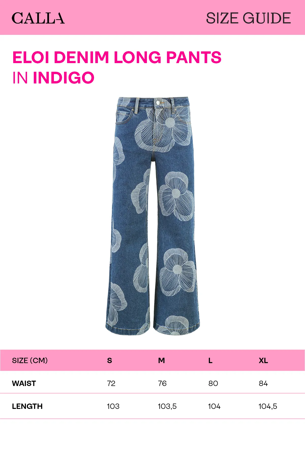 Eloi Denim Long Pants - Indigo sold by CALLA THE LABEL product image thumbnail 5