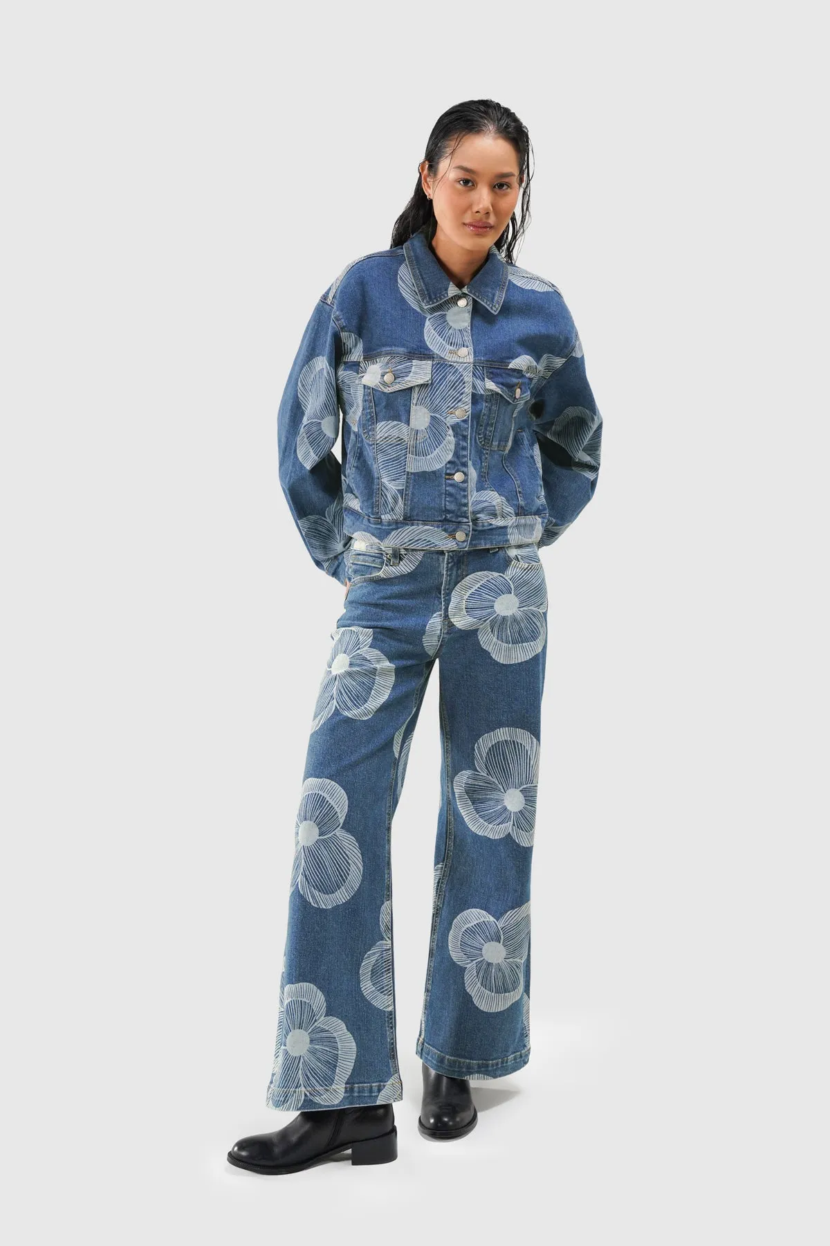 Eloi Denim Long Pants - Indigo sold by CALLA THE LABEL product image thumbnail 4