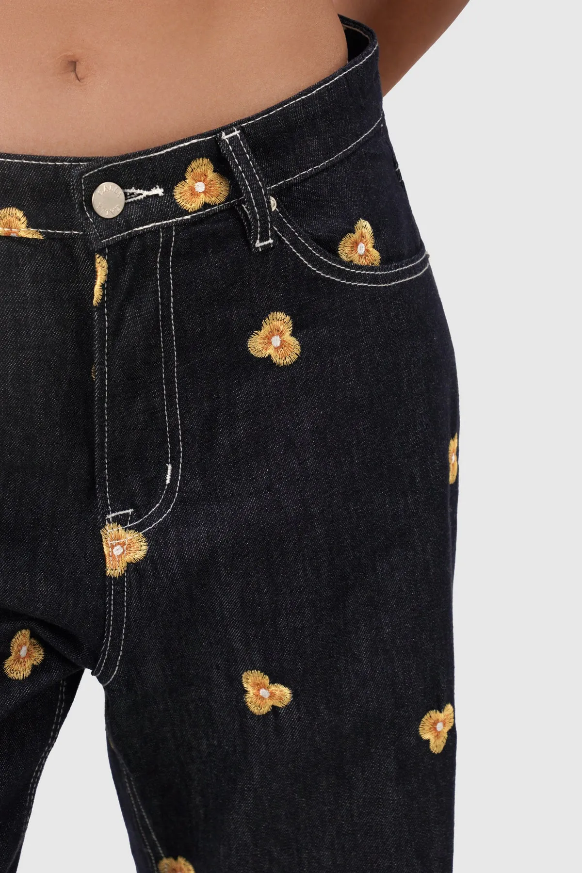 Daphne High Waist Bootcut Jeans - Swarthy sold by CALLA THE LABEL product image thumbnail 2