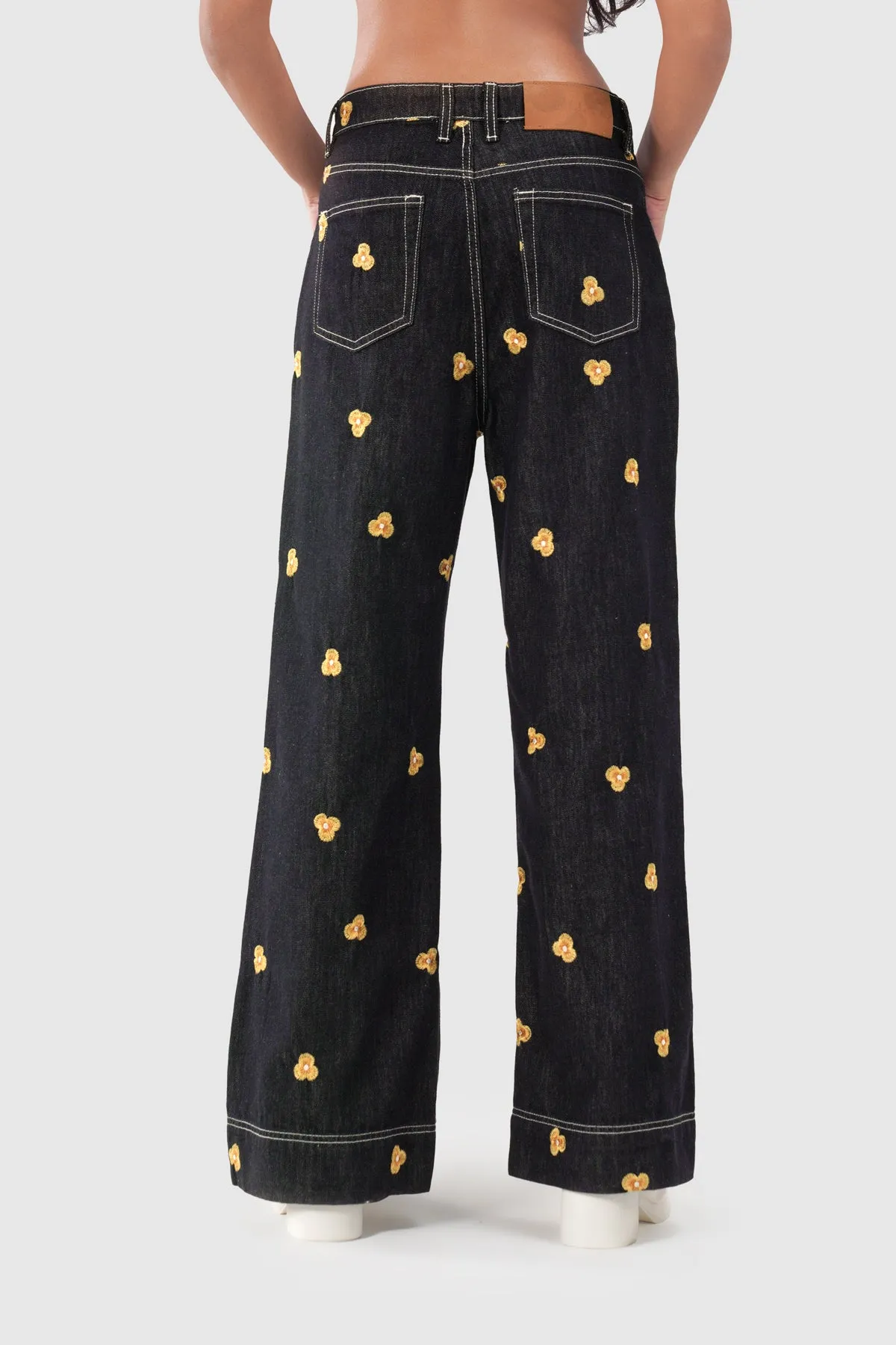 Daphne High Waist Bootcut Jeans - Swarthy sold by CALLA THE LABEL product image thumbnail 4