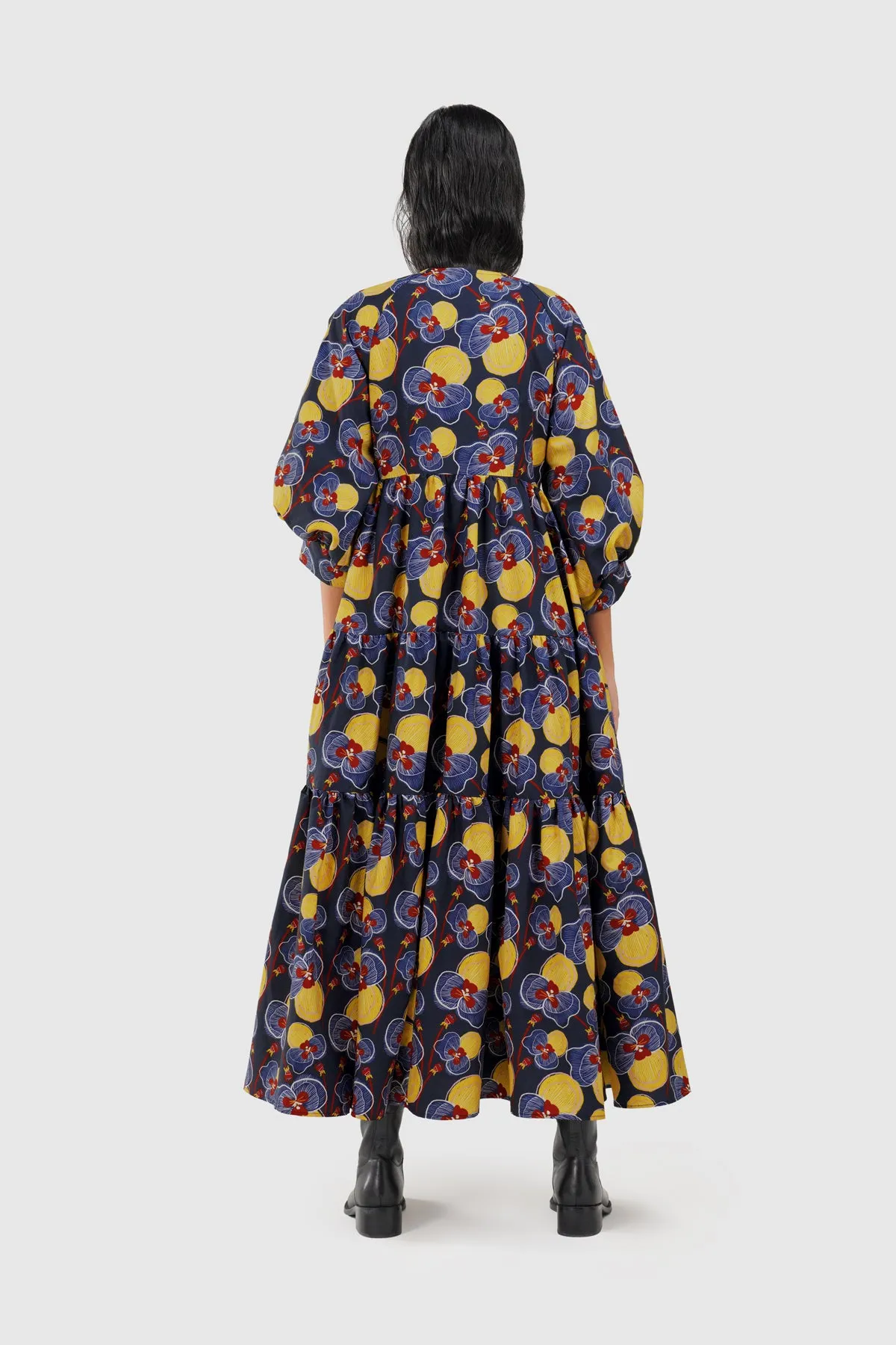 Helena Tiered Dress - Midnight sold by CALLA THE LABEL product image thumbnail 3