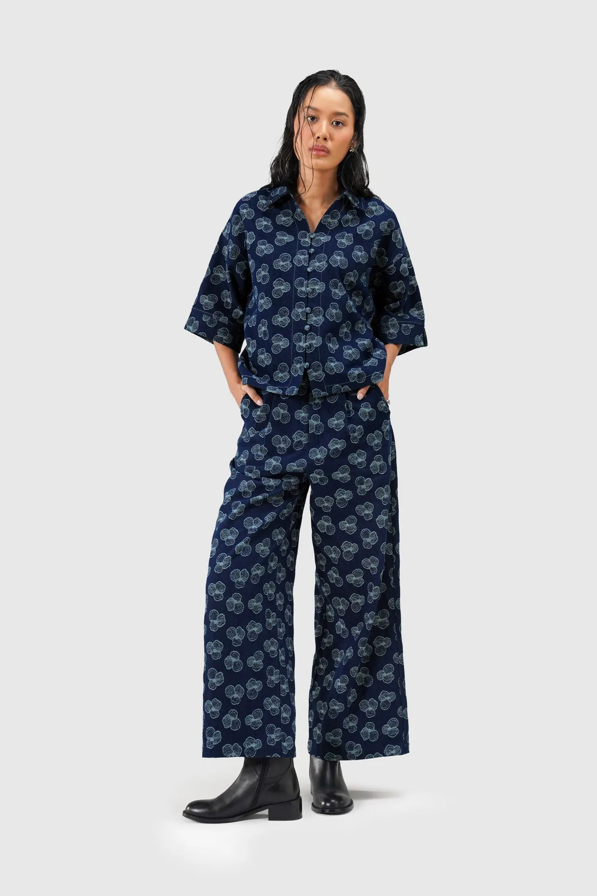 Paula Outer - Indigo sold by CALLA THE LABEL product image thumbnail 5