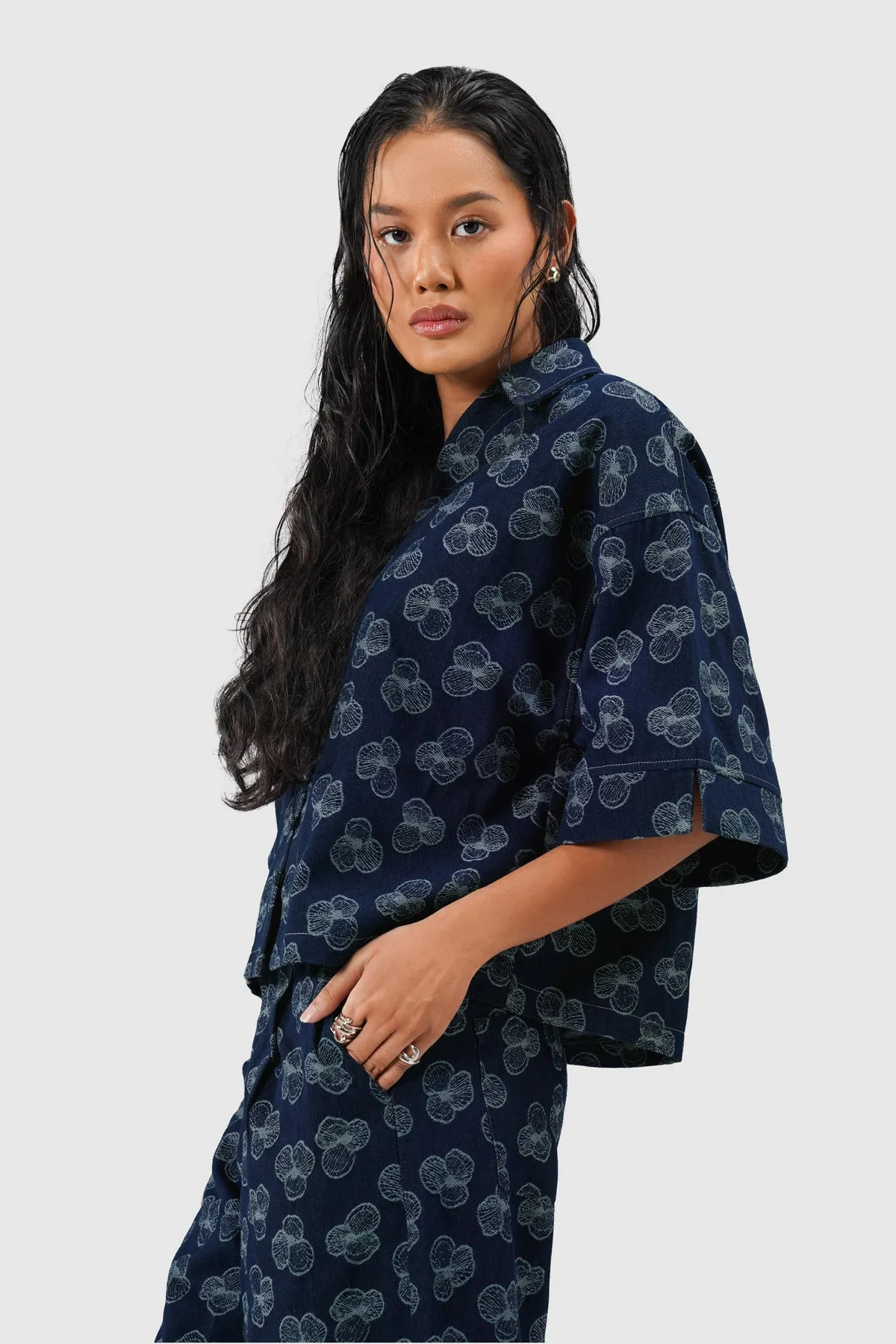 Paula Outer - Indigo sold by CALLA THE LABEL product image thumbnail 3