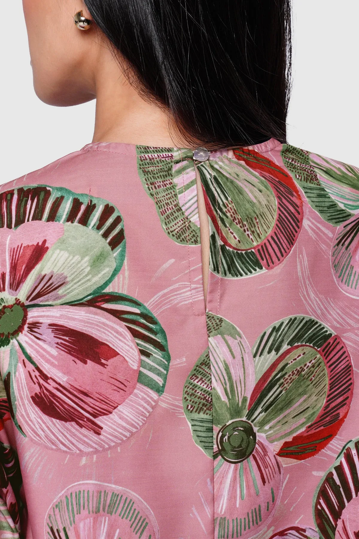 Mossveil Folded Blouse - Rosetaupe sold by CALLA THE LABEL product image thumbnail 2
