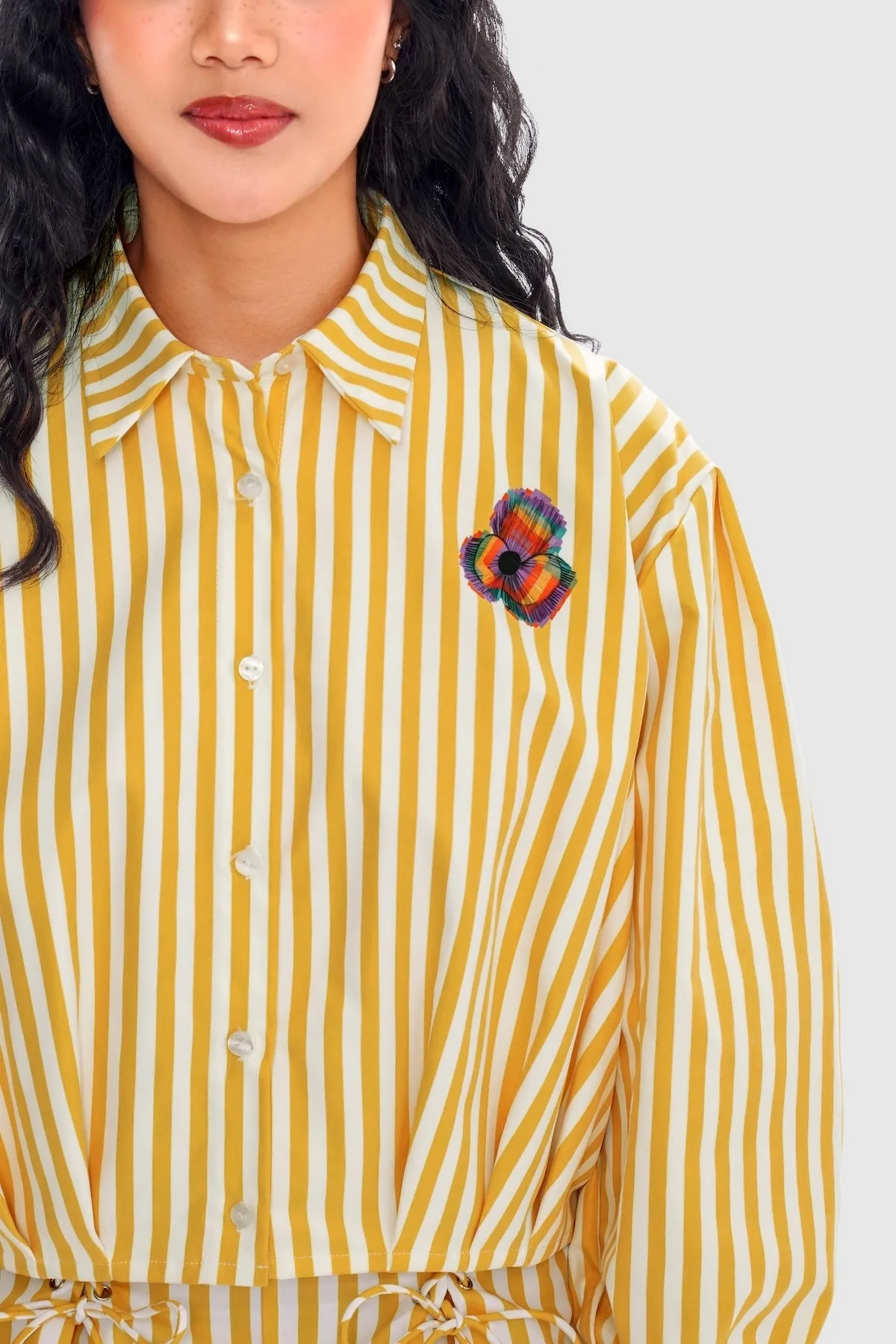 Mimosa Boxy Shirt - Goldenrod sold by CALLA THE LABEL product image thumbnail 2