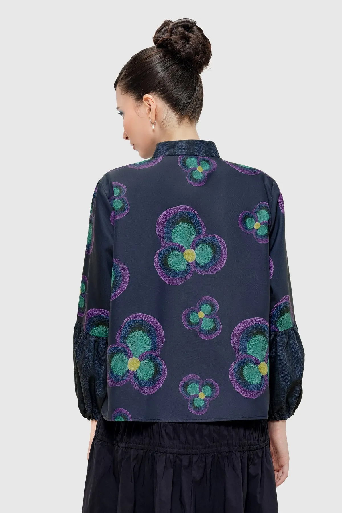 Stellar Half Puff Shirt - Nocturne sold by CALLA THE LABEL product image thumbnail 4