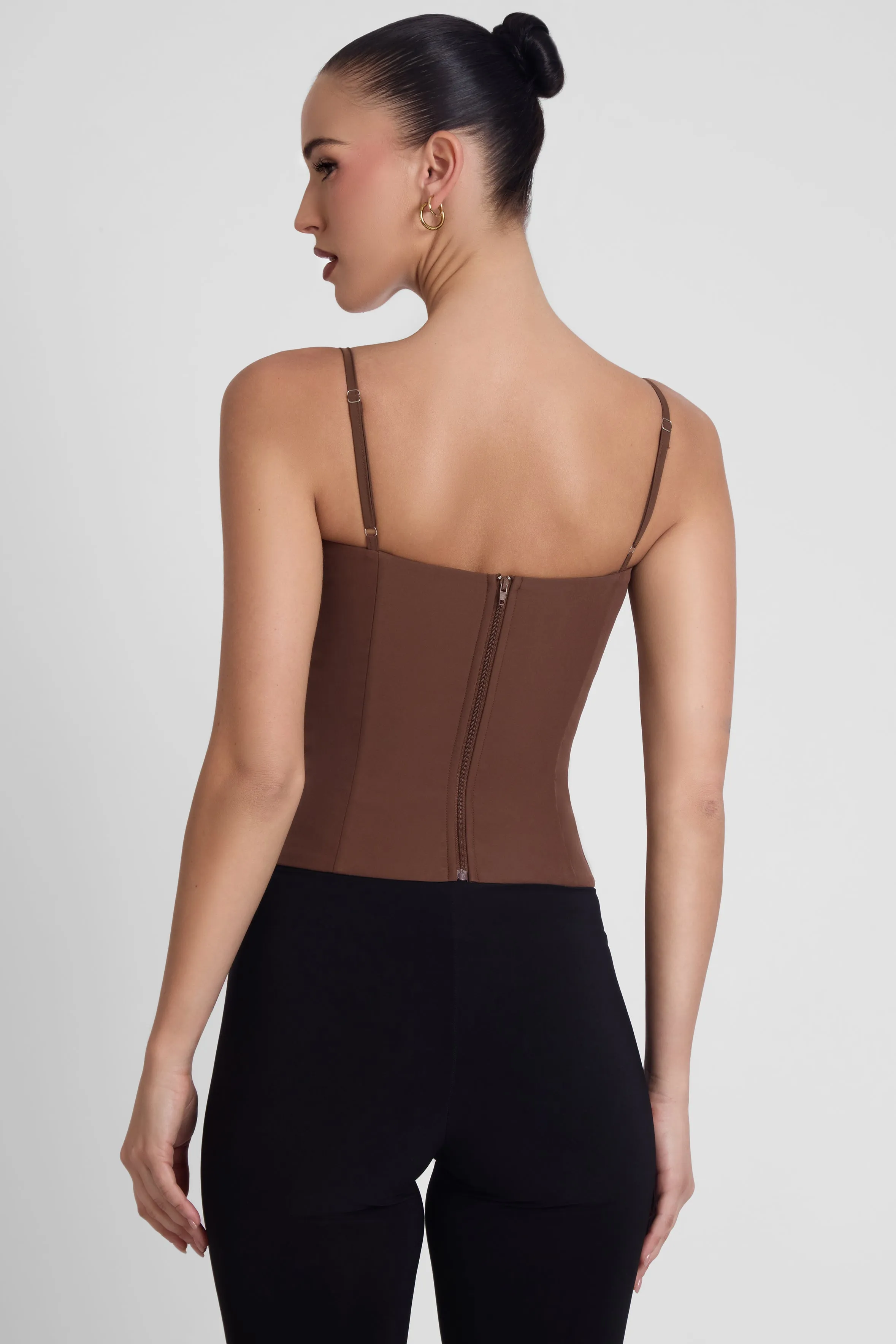 Bali Bustier Corset Top - Brown sold by LEAU product image thumbnail 5