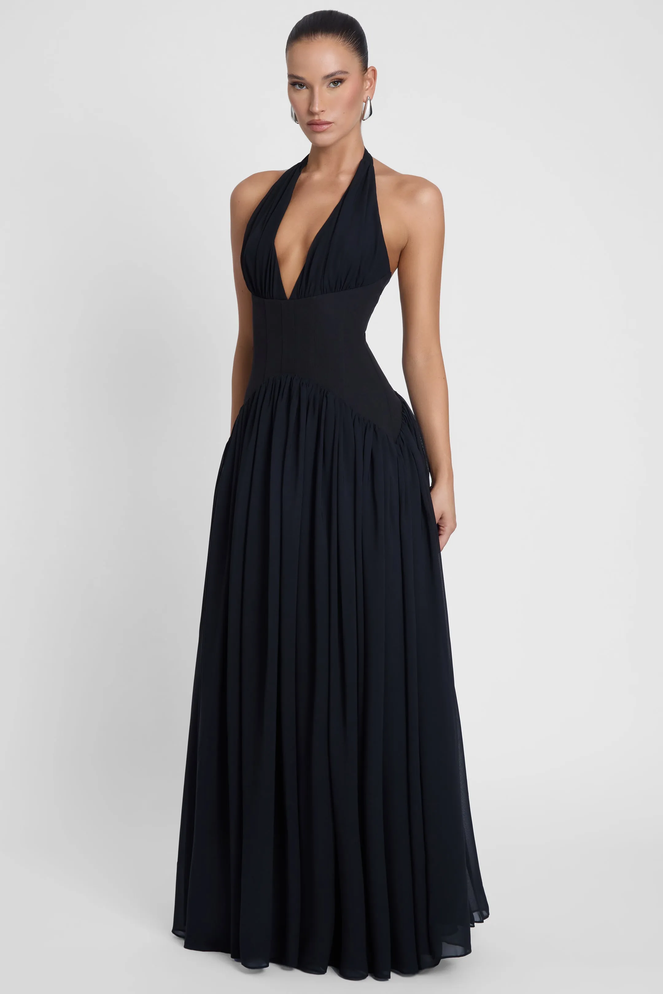 Harlowe Corset Maxi Dress - Black sold by LEAU product image thumbnail 2