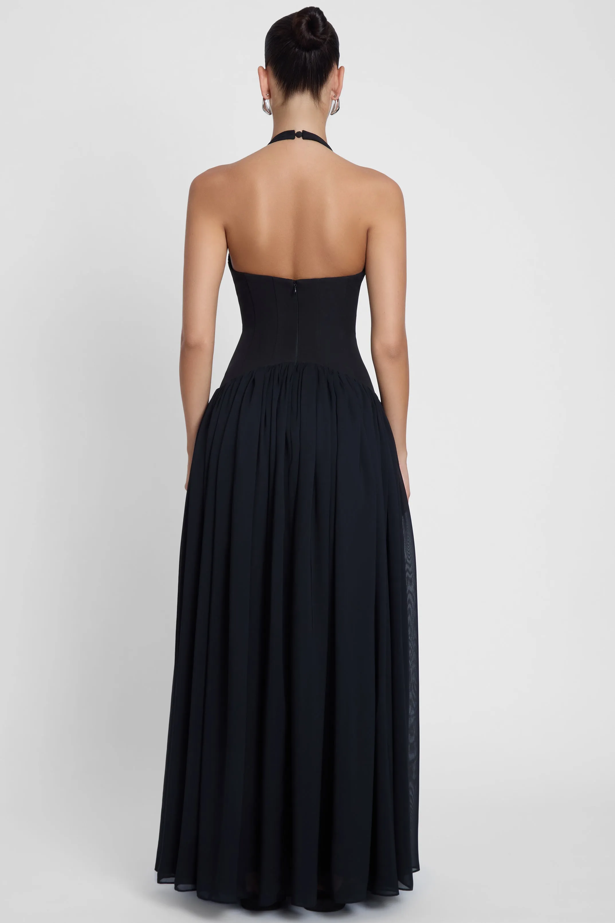 Harlowe Corset Maxi Dress - Black sold by LEAU product image thumbnail 4