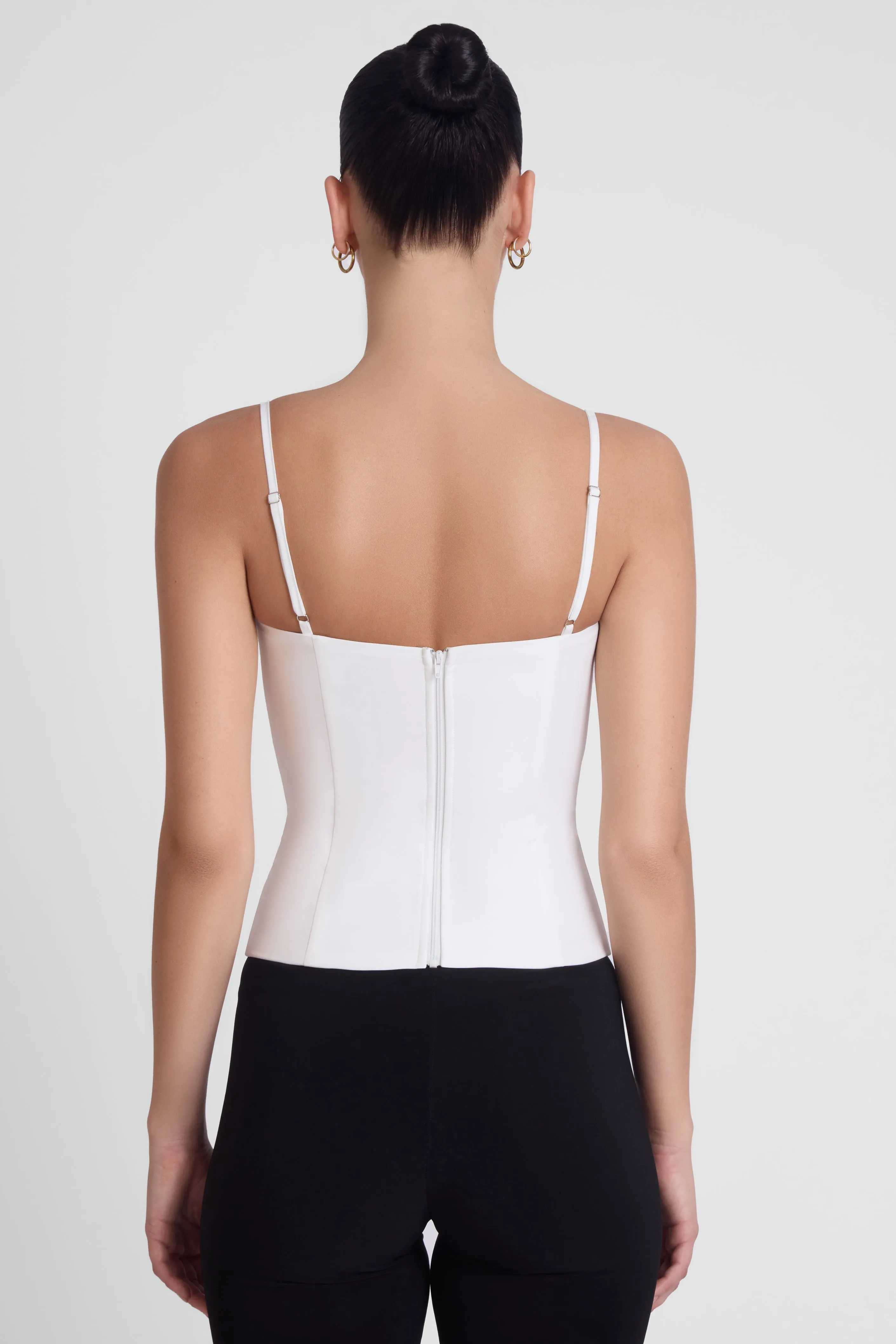 Bali Bustier Corset Top - White sold by LEAU product image thumbnail 4