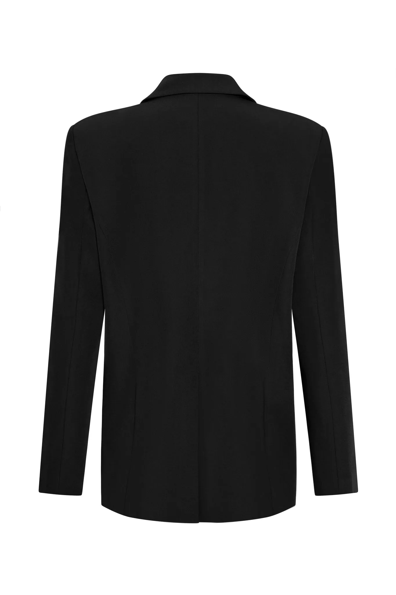 Classic Column Oversized Blazer - Black sold by LEAU product image thumbnail 5