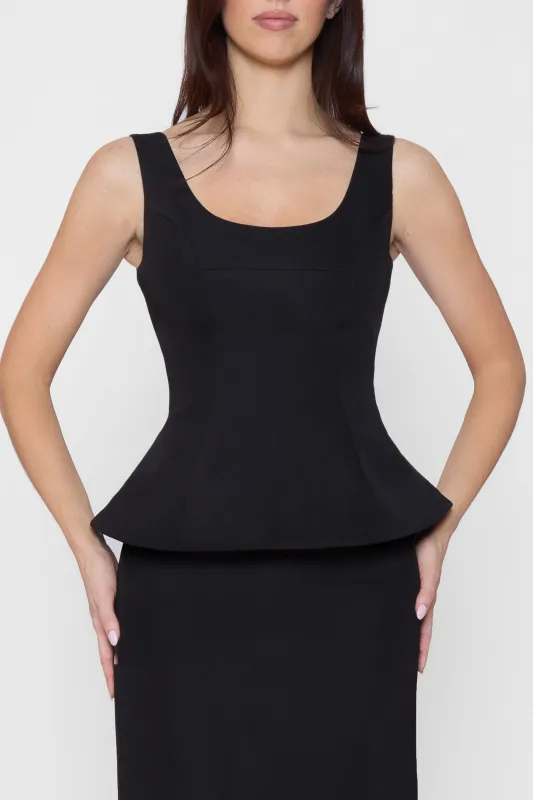 Calesia Contour Bustier Top - Black sold by LEAU