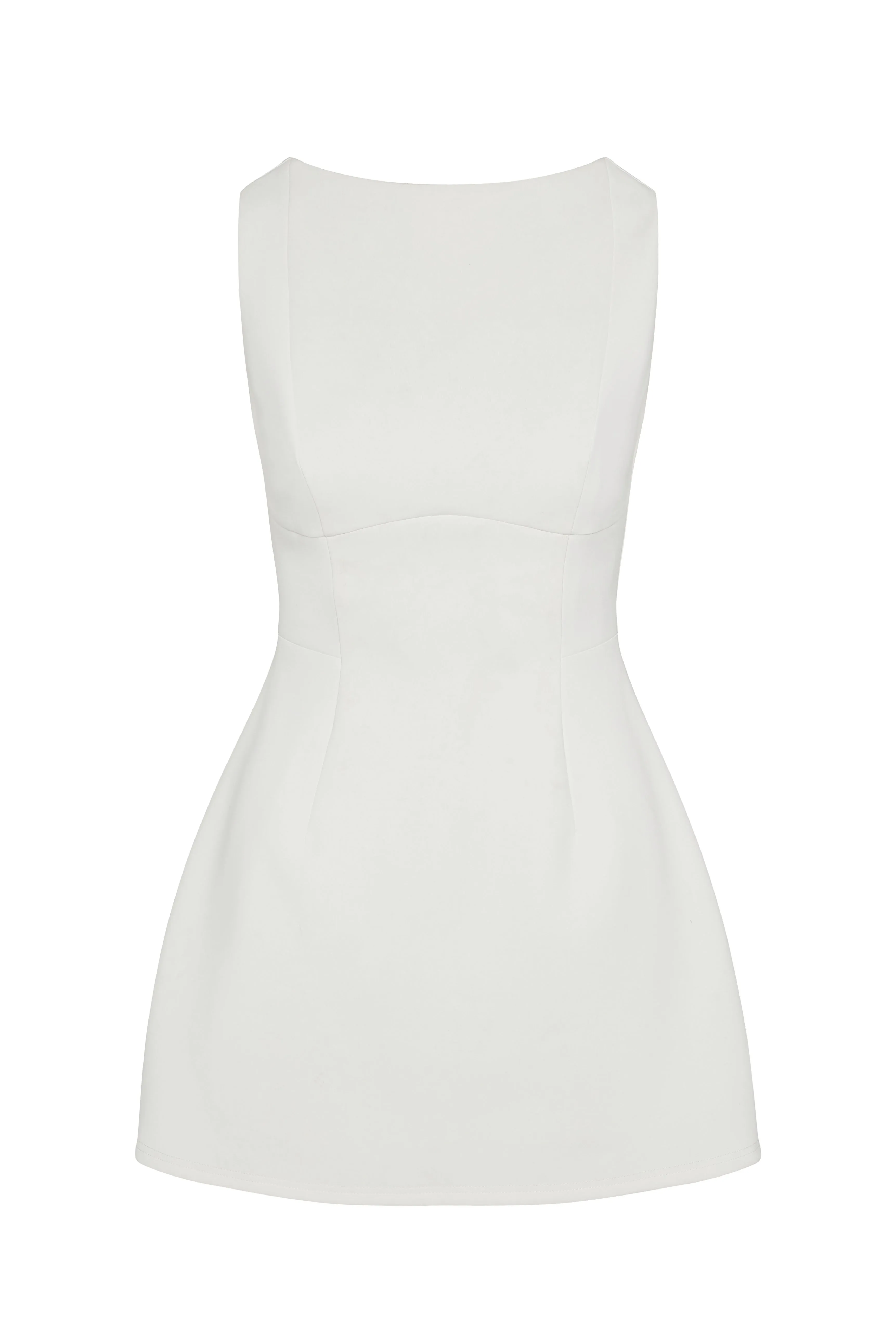 Estelle Sleeveless Bustier Mini Dress - White sold by LEAU product image thumbnail 5
