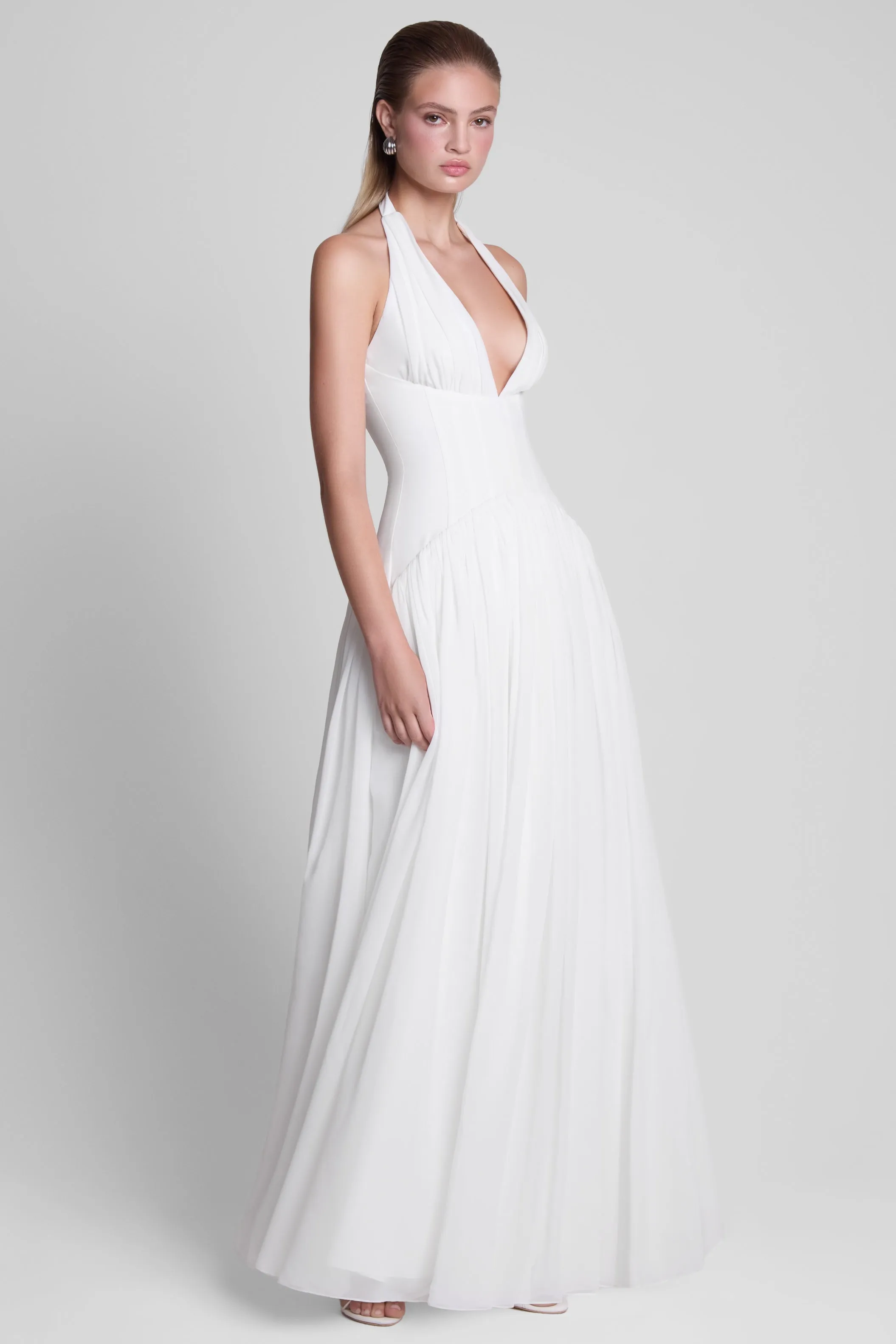 Harlowe Corset Maxi Dress - White sold by LEAU product image thumbnail 2