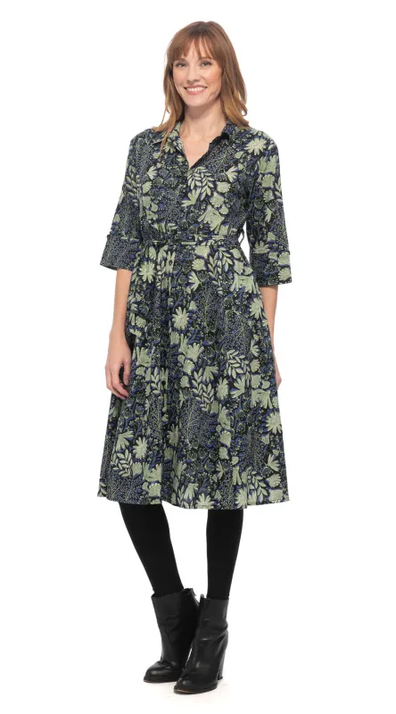 Journey Dress - precious purple - organic cotton sold by Alchemy Fashion