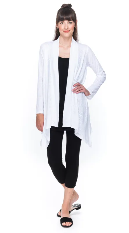 Burnout Iris Jacket - white lines sold by Alchemy Fashion