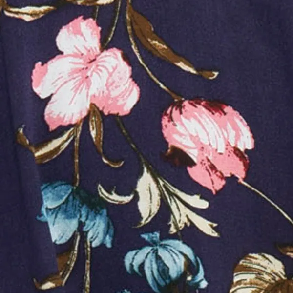 Swing Dress - navy flower sold by Alchemy Fashion product image thumbnail 4