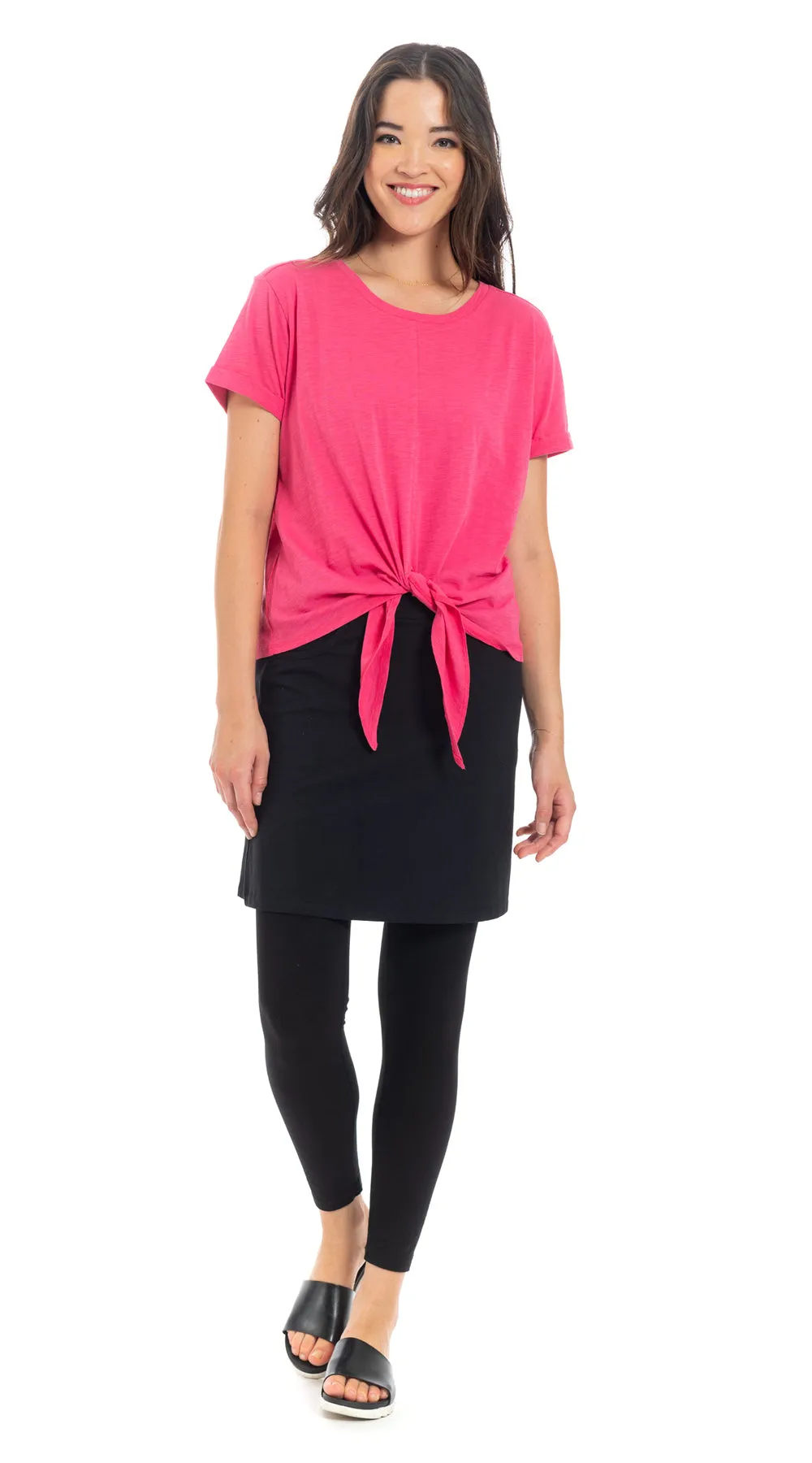 Tie Top - tea rose - organic cotton sold by Alchemy Fashion product image thumbnail 2