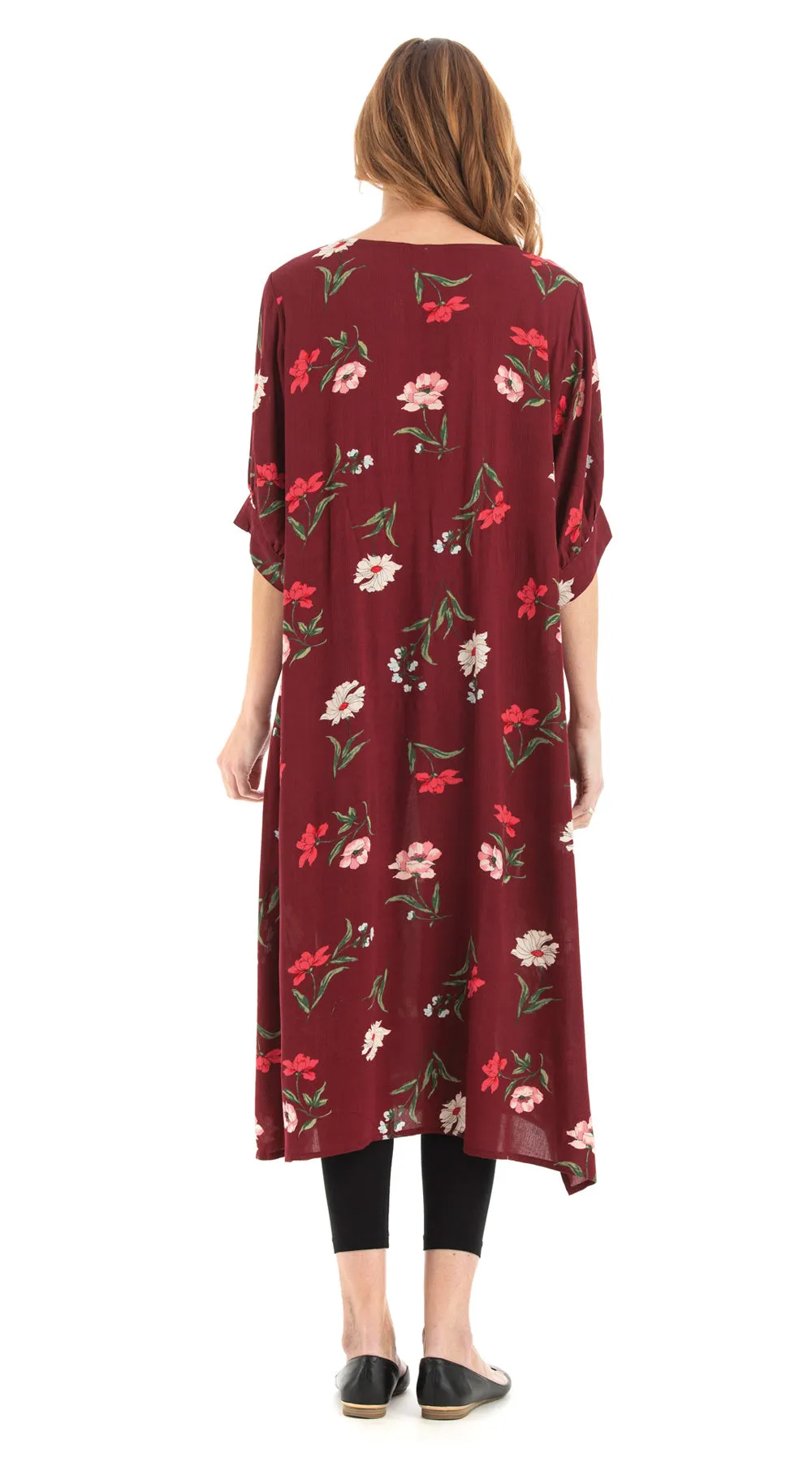 Karma Dress - maroon crepe sold by Alchemy Fashion product image thumbnail 3